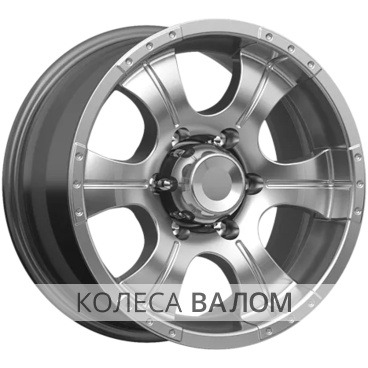 K&K KC465М 8x16 5x139.7 ET-15 110.1 дарк платинум